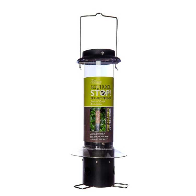 Squirrel stop feeder