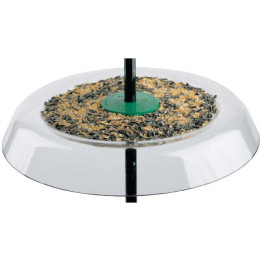 Squirrel proof seed tray