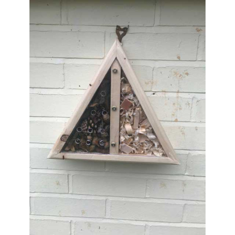Hand made Triangular Insect haven